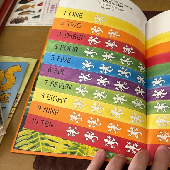 Gecko Hide and Seek by Gill McBarnet HC 1993 First Edition EUC - Picture 3 of 5